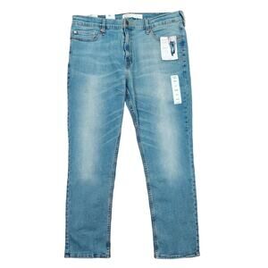 LEVI'S Mens 38x30 Premium Super Flex Slim, Stretch Blue Denim Med-Wash NEW